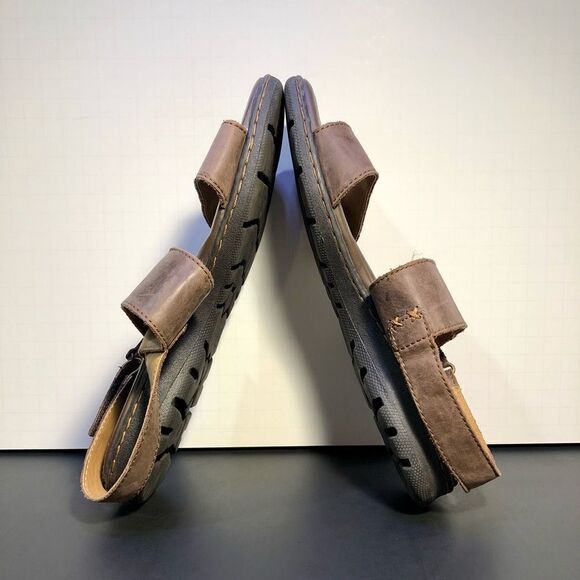 Womens BOC Born Concept Brown Leather Slingback Sandals / Size 8M - Picture 7 of 9